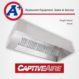 CaptiveAire Single Island Vent Hood