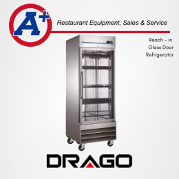 Drago 1 Glass Door Refrigerator