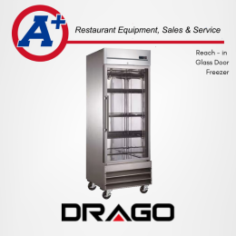 Drago 1 Glass Door Freezer