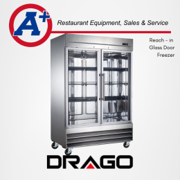 Drago 2 Glass Door Freezer