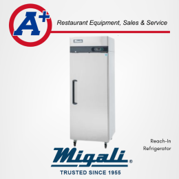Magali 1 Door Reach-In Refrigerator