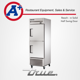 True Reach-In Solid Half Swing Door Refrigerator with Hydrocarbon Refrigerant