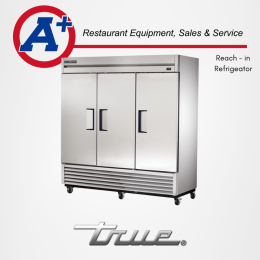 True Reach-In Solid Swing Door Refrigerator with Hydrocarbon Refrigerant