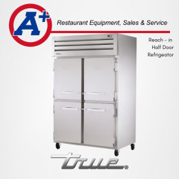True Reach-In Solid Half Swing Door Refrigerator with Hydrocarbon Refrigerant