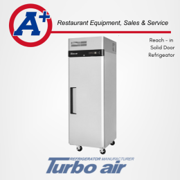 Turbo Air  1-Door Stainless Steel Refrigerator