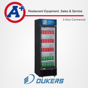 Dukers Commercial Single Glass Swing Door Merchandiser Refrigerator 3