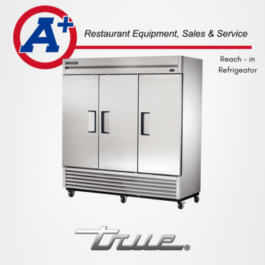 True Reach-In Solid Swing Door Refrigerator with Hydrocarbon Refrigerant 1
